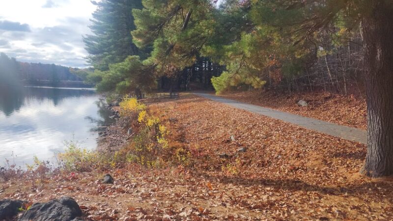 Ludlow Reservoir Shoreline Trail parking - Ludlow, MA