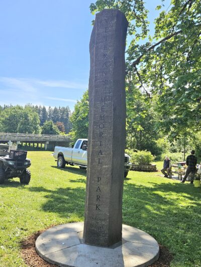Lee Downing Veterans Memorial Park - Marcola, OR