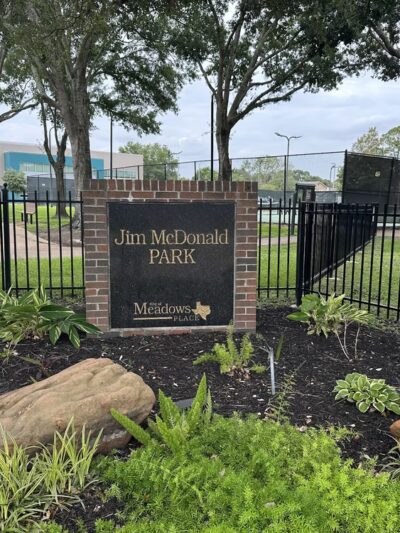 Jim McDonald Park - Meadows Place, TX