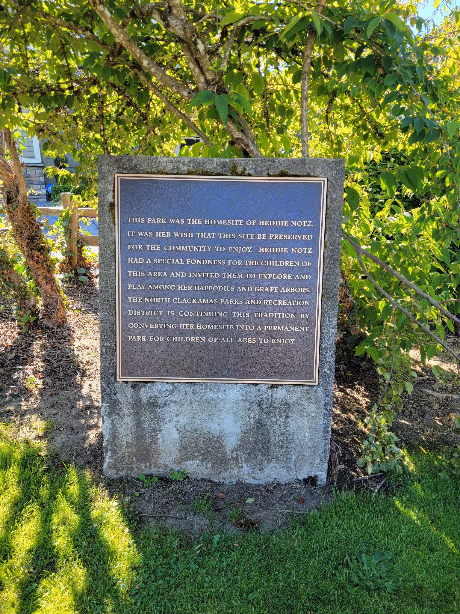 Heddie Notz Park - Milwaukie, OR