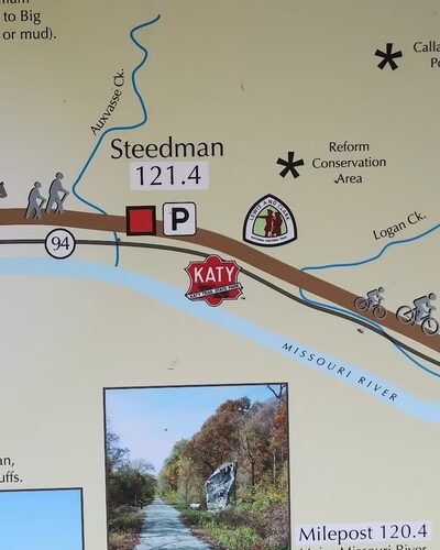 Katy Trail - Mokane Trailhead - Mokane, MO