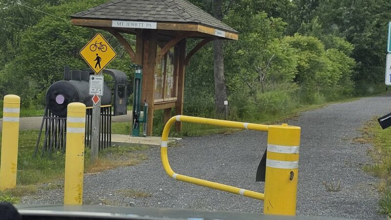 Knox & Kane Rail Trail Mt. Jewett Trailhead - Mt Jewett, PA
