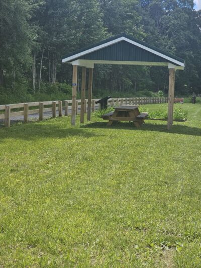 Knox & Kane Rail Trail Pavilion/Parking - Mt Jewett, PA