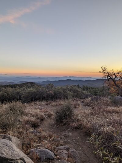 Agua Dulce Trailhead - Mt Laguna, CA