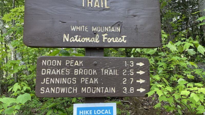 Sandwich Mountain Trailhead - North Sandwich, NH