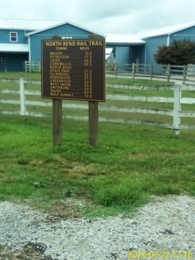 NBRT Happy Valley Trail Head - Parkersburg, WV