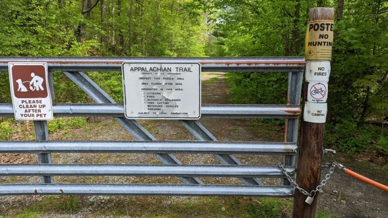 Appalachian Trailhead for Nuclear Lake - Pawling, NY