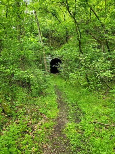 North Bend Rail Trail Tunnel #8 Cunningham's - Pennsboro, WV