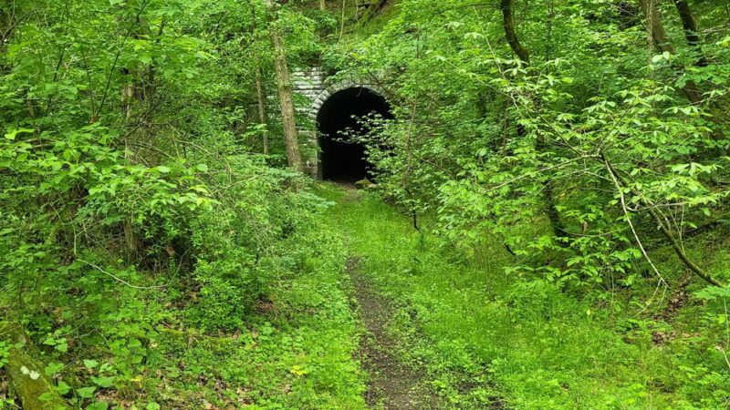 North Bend Rail Trail Tunnel #8 Cunningham's - Pennsboro, WV