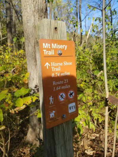 Mount Misery Trailhead - Phoenixville, PA