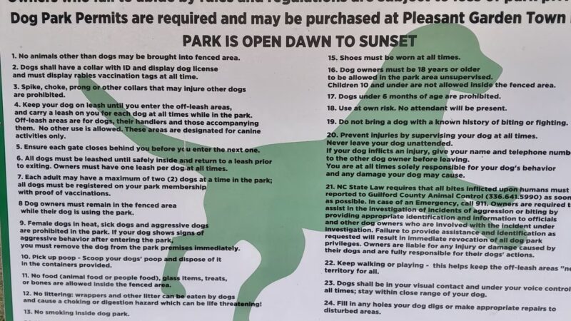 Pleasant Garden K-9 Dog Park - Pleasant Garden, NC