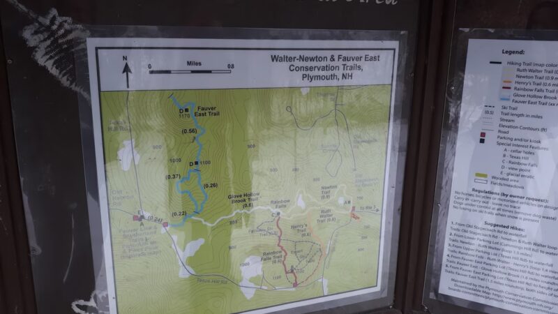 Walter Newton Natural Area Conservation Area & Waterfall - Plymouth, NH