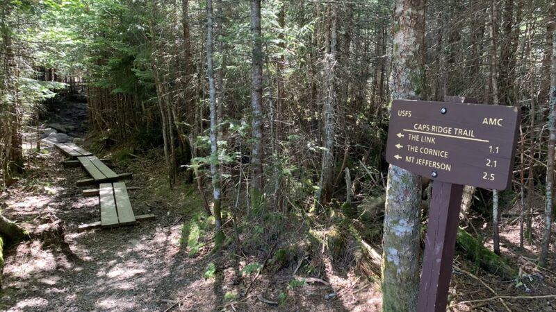 Caps Ridge Trail Head Parking - Randolph, NH