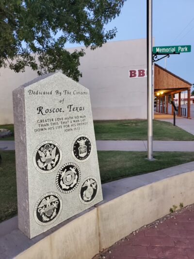 Roscoe Memorial Park - Roscoe, TX