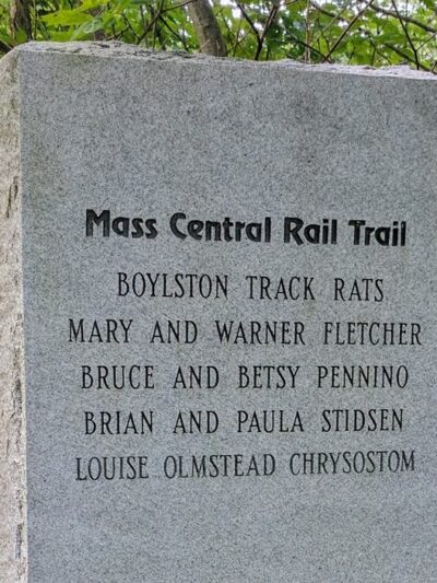 Mass Central Rail Trail - Wachusett Greenways section - Rutland, MA