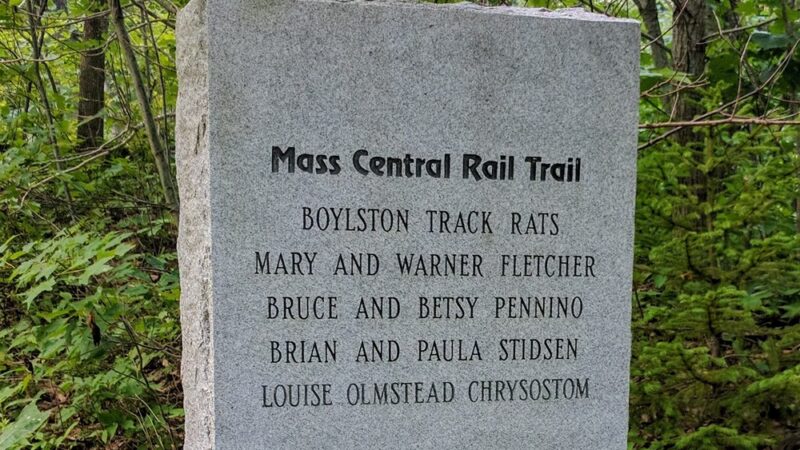 Mass Central Rail Trail - Wachusett Greenways section - Rutland, MA