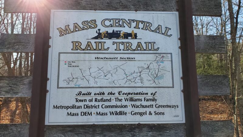 Mass Central Rail Trail (Wachusett Street Section) - Rutland, MA