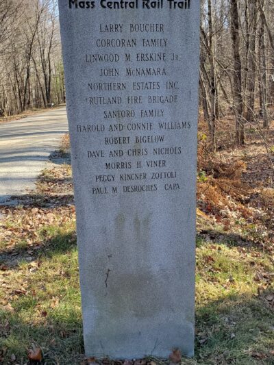 Mass Central Rail Trail (Wachusett Street Section) - Rutland, MA