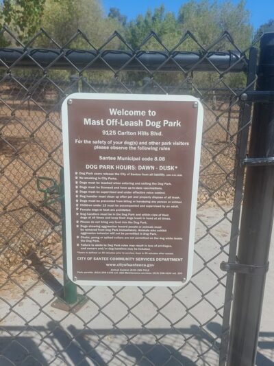 Santee Dog Park - Santee, CA