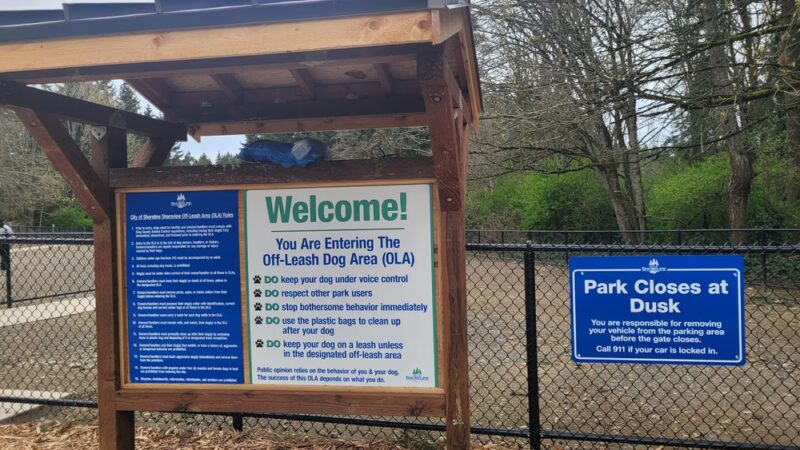 Shoreview Park Off Leash Area Dog Park - Seattle, WA