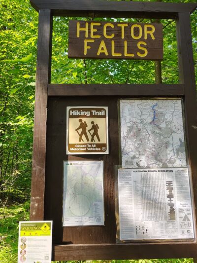 Hector Falls Parking - Sheffield, PA