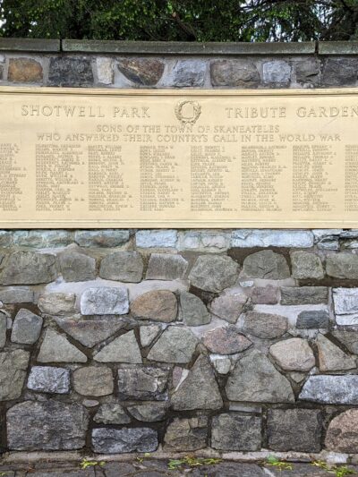 Shotwell Memorial Park - Skaneateles, NY