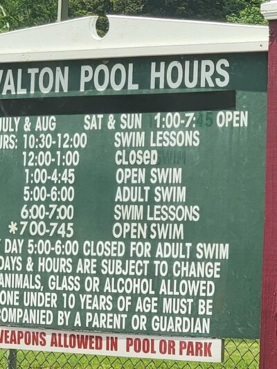 Walton Pool - Walton, NY