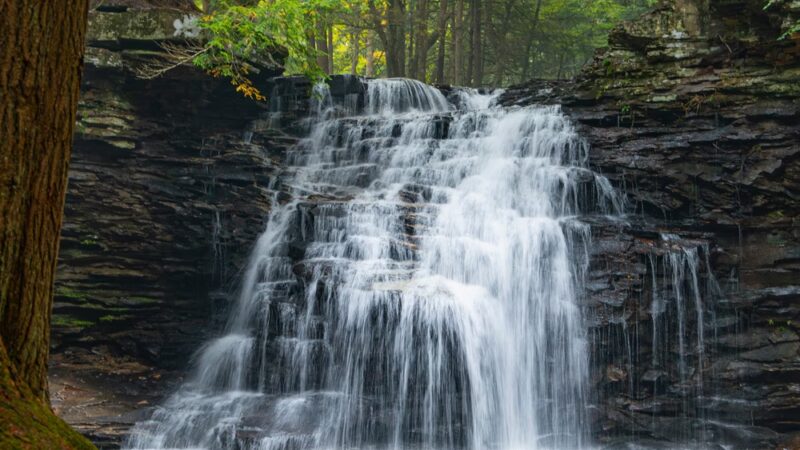 Sand Run Falls Parking - Wellsboro, PA