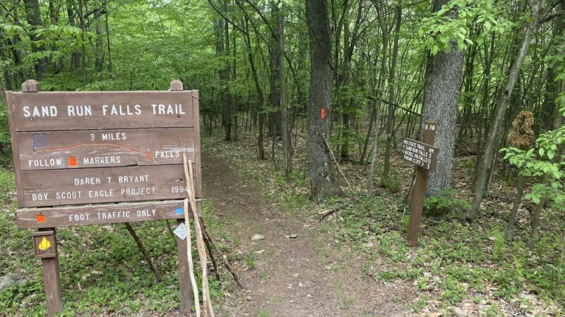 Sand Run Falls Parking - Wellsboro, PA