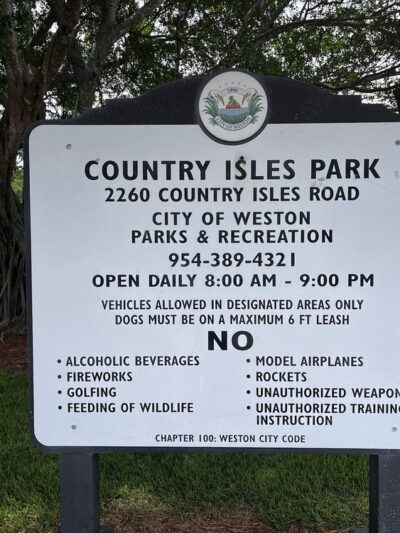 Country isles park - Weston, FL