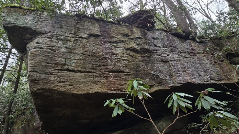 Lick Creek Falls Parking Lot - Whitley City, KY
