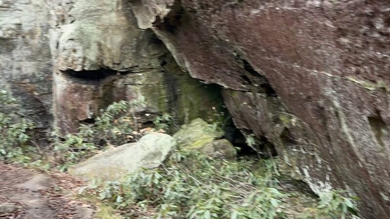 Lick Creek Falls Parking Lot - Whitley City, KY