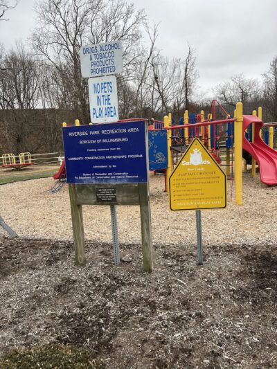 Riverside Park Recreation Area - Williamsburg, PA