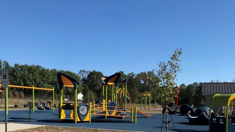 Splash pad park / Nelson L. Malloy, Jr Park - Winston-Salem, NC