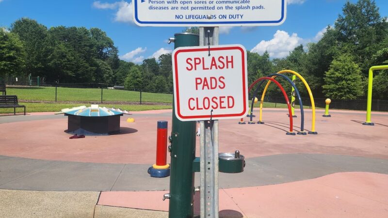 Splash pad park / Nelson L. Malloy, Jr Park - Winston-Salem, NC