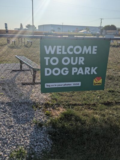 Dog Park at Love's Travel Stops - Woodburn, IN