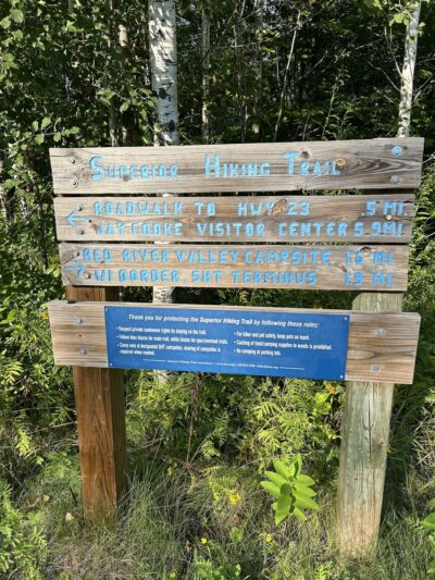 Superior Hiking Trail Wild Valley Rd. Trailhead - Wrenshall, MN