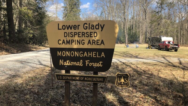 Lower Glady Dispersed Campground - Wymer, WV