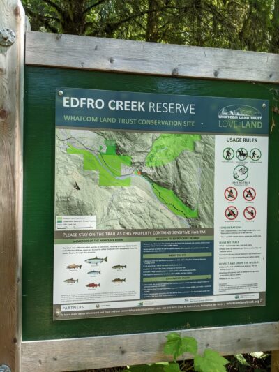 Skookum Creek Bridge & Whatcom Land Trust Hiking Access Point - Acme, WA