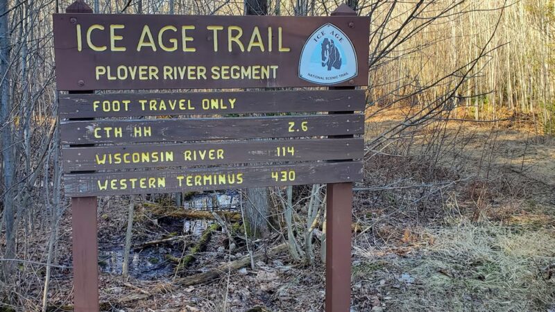 Ice Age Trail - Plover River Segment - Aniwa, WI