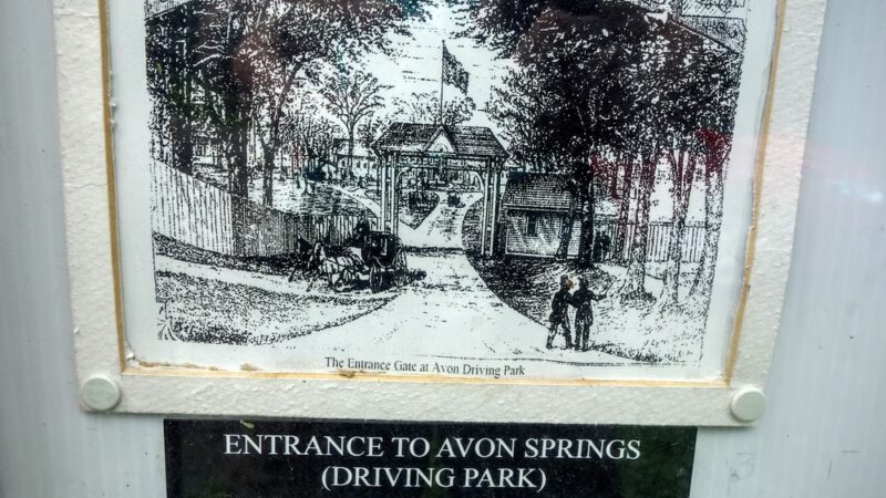 Avon Driving Park circa 1872 - Avon, NY
