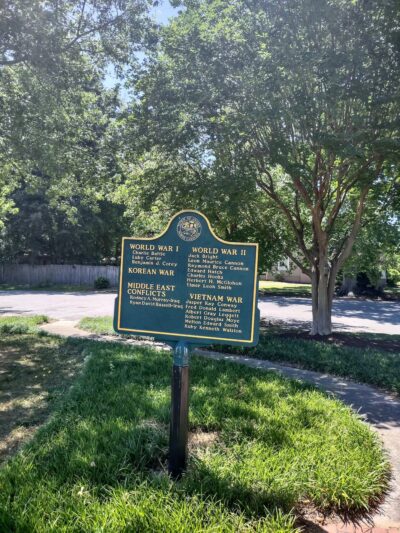 Veterans Memorial Park - Ayden, NC