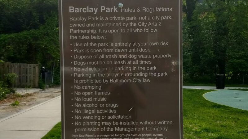 Barclay Park - Baltimore, MD