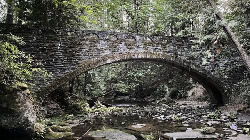 Whatcom Falls Park Stone Bridge - Bellingham, WA