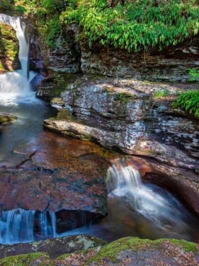 Adams Falls at Ricketts Glen - Benton, PA