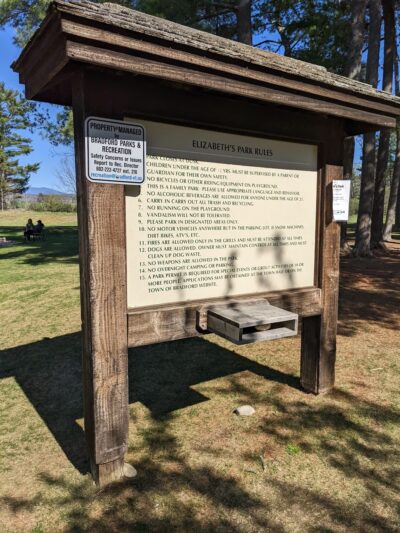 Elizabeth's Park - Bradford, VT
