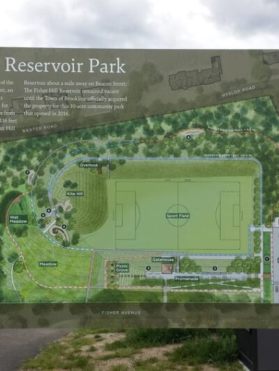 Fisher Hill Reservoir Park - Brookline, MA