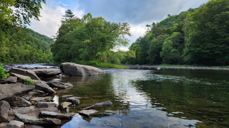 Start of Greenbrier River Trail - Caldwell, WV