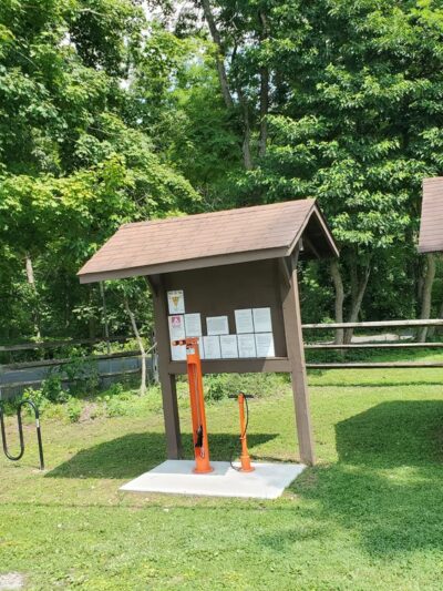 Start of Greenbrier River Trail - Caldwell, WV