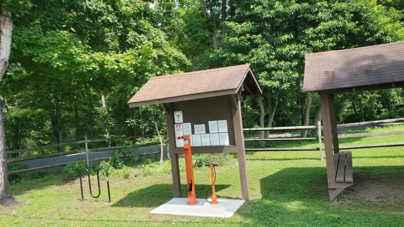 Start of Greenbrier River Trail - Caldwell, WV
